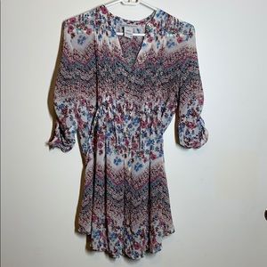 American Rag Cie Floral Pheasant Blouse - S